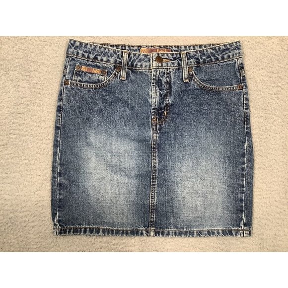 lei Dresses & Skirts - LEI‎ Vintage Denim Jean Skirt Cotton Y2K Junior Size 3